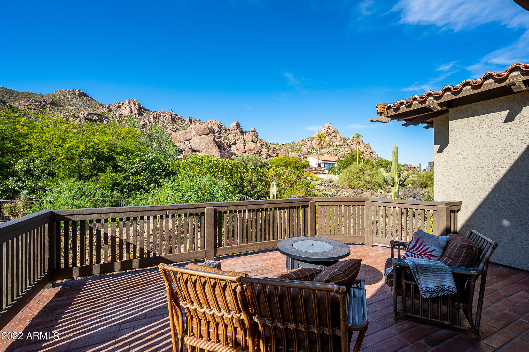 6616 East El Sendero Road Carefree, AZ 85377 - Photo 48 of 89 Deck 2 off Master Retreat
