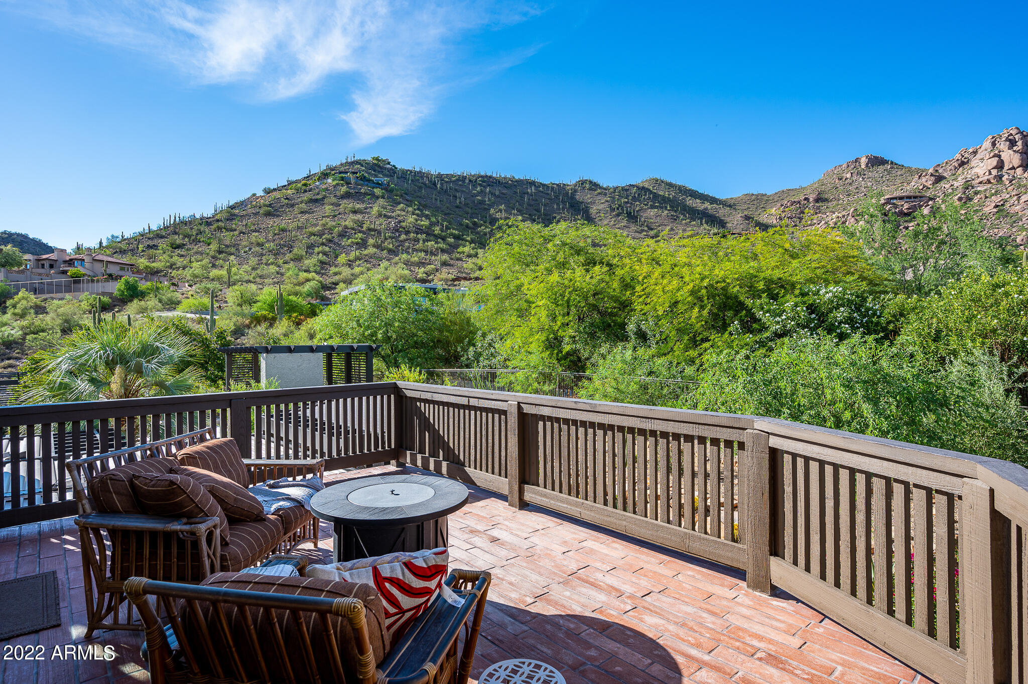 6616 East El Sendero Road Carefree, AZ 85377 - Photo 49 of 89 Deck 2 off Master Retreat