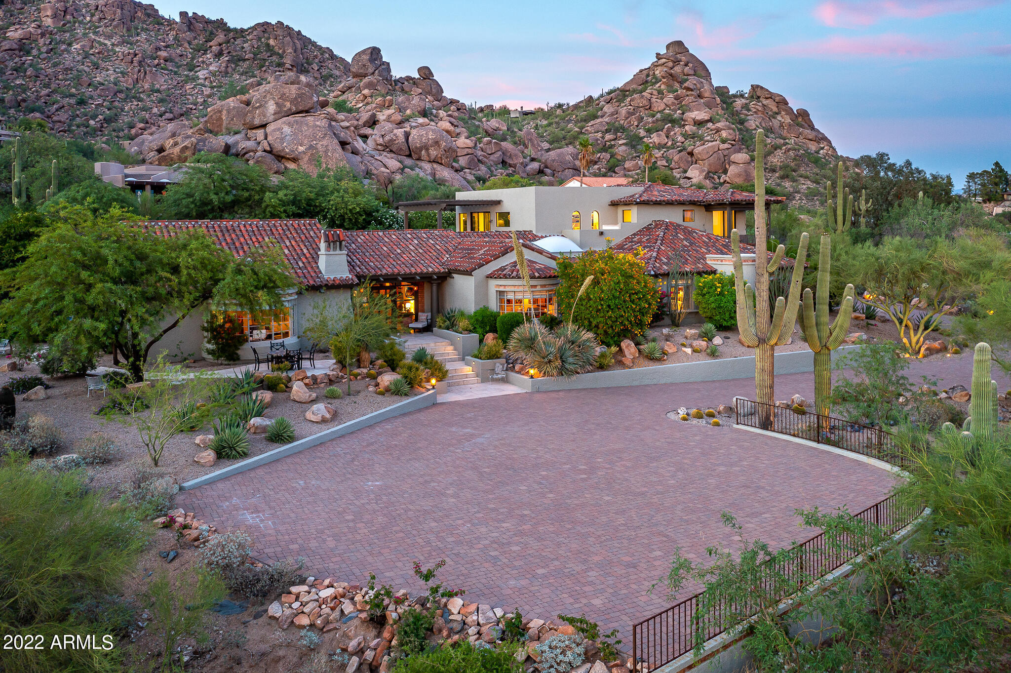 6616 East El Sendero Road Carefree, AZ 85377 - Photo 5 of 89 Twilight View