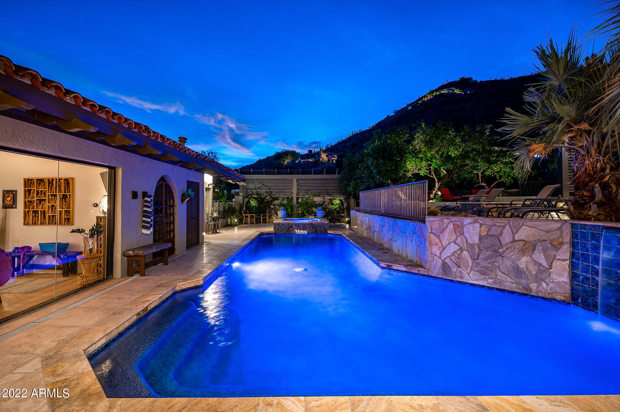 6616 East El Sendero Road Carefree, AZ 85377 - Photo 77 of 89 Night View