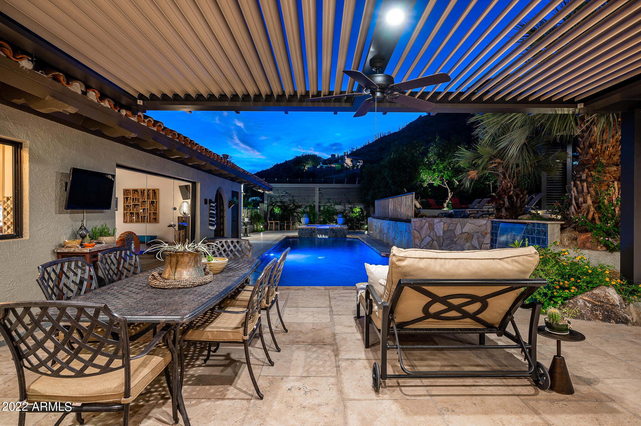 6616 East El Sendero Road Carefree, AZ 85377 - Photo 78 of 89 Night View