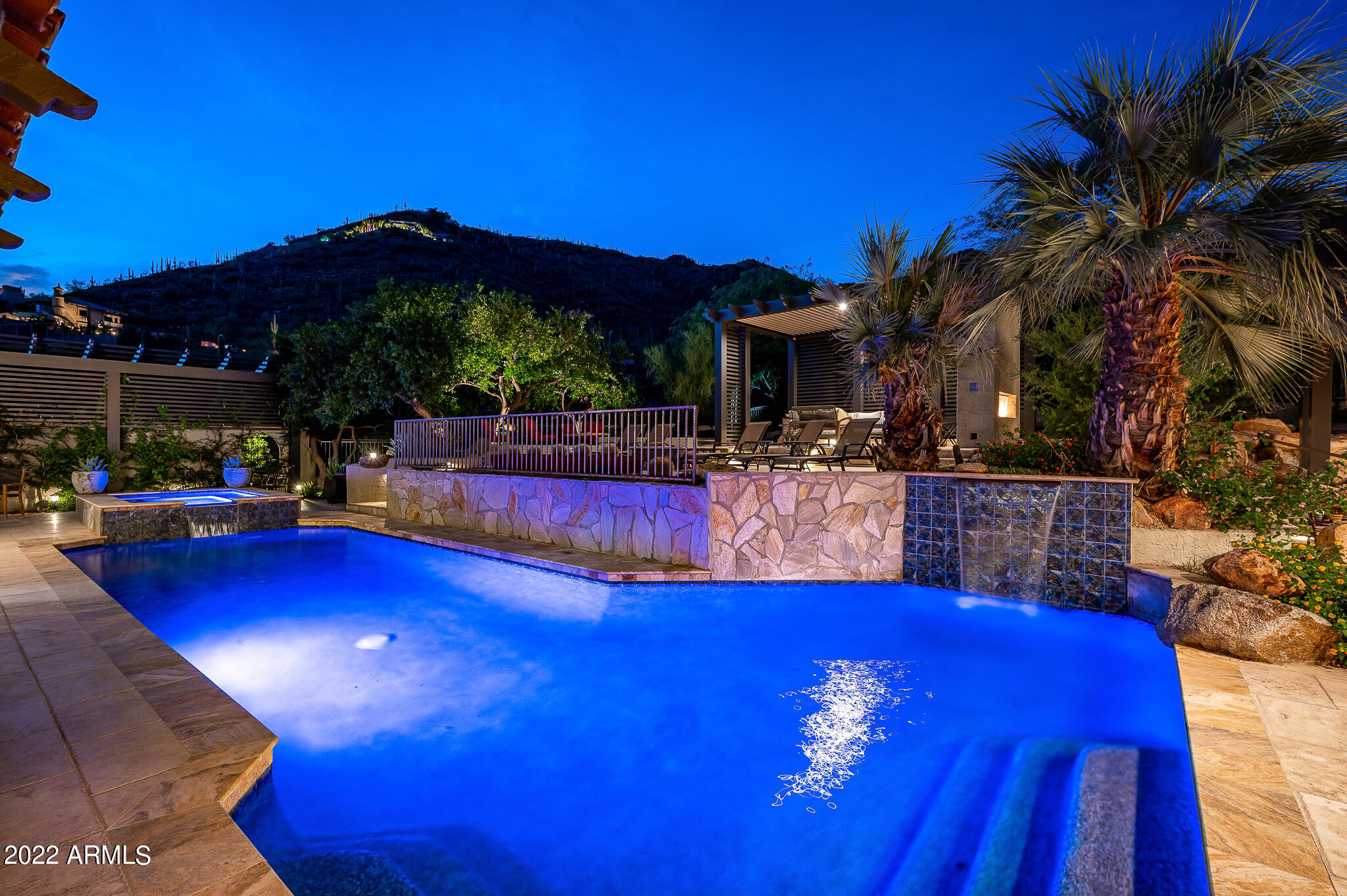 6616 East El Sendero Road Carefree, AZ 85377 - Photo 80 of 89 Night View