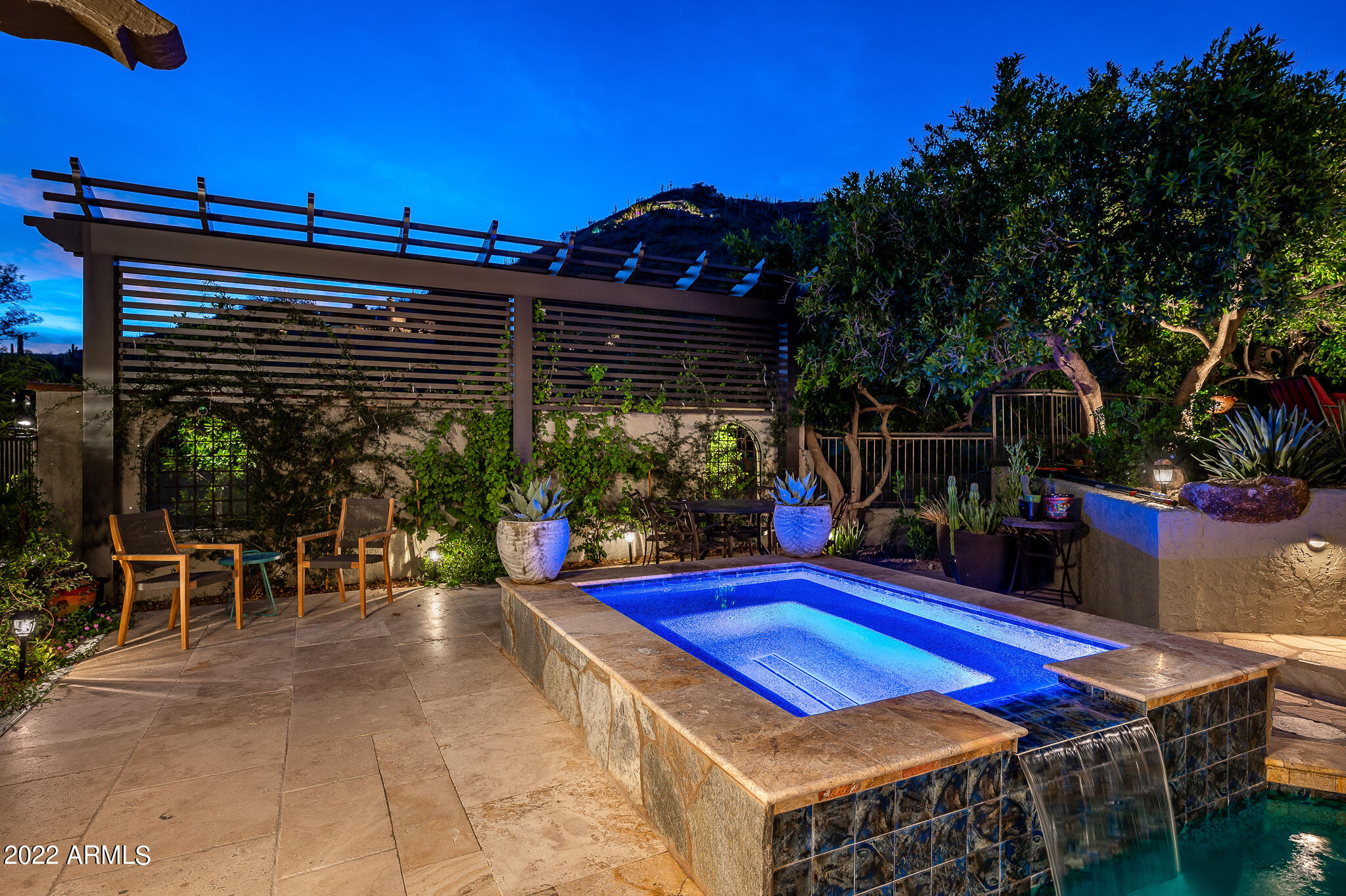 6616 East El Sendero Road Carefree, AZ 85377 - Photo 81 of 89 Night View