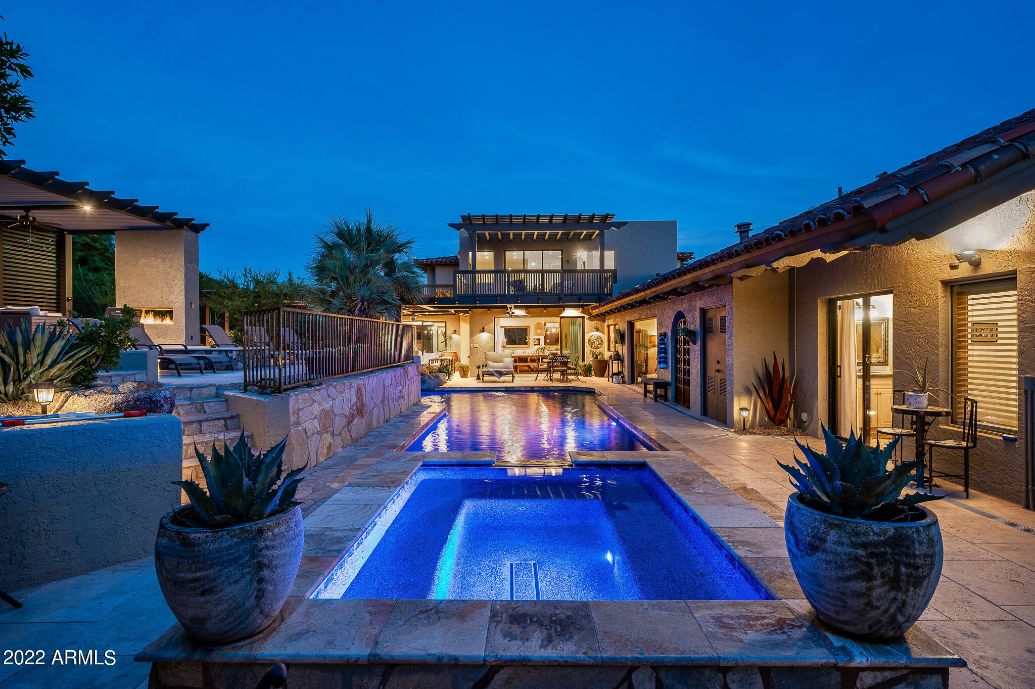 6616 East El Sendero Road Carefree, AZ 85377 - Photo 85 of 89 Night View