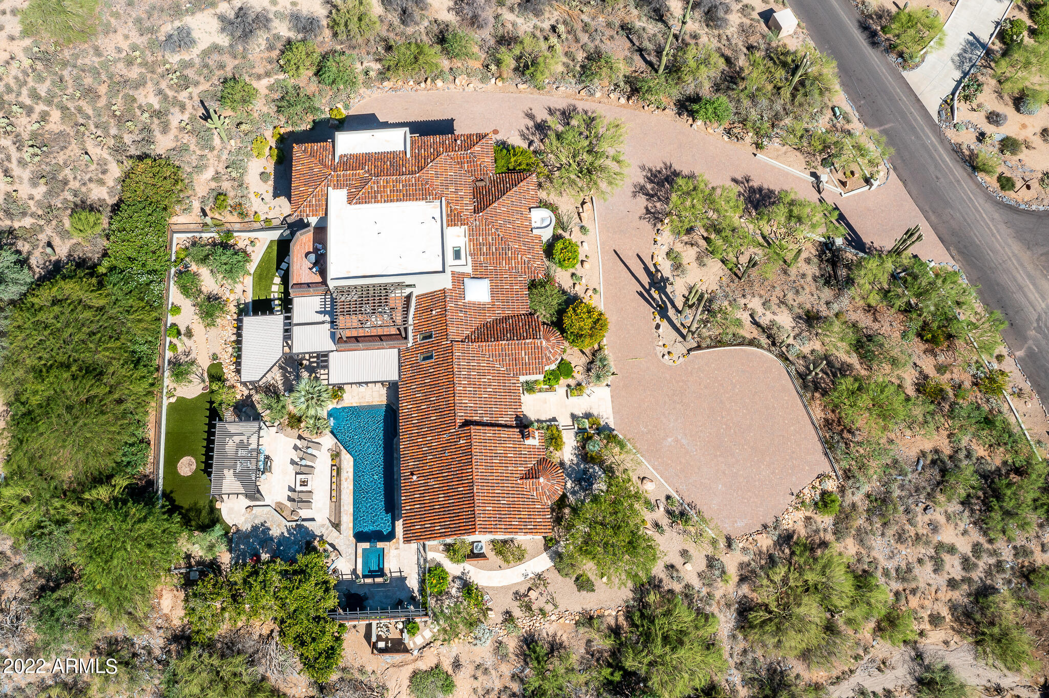 6616 East El Sendero Road Carefree, AZ 85377 - Photo 89 of 89 Drone View