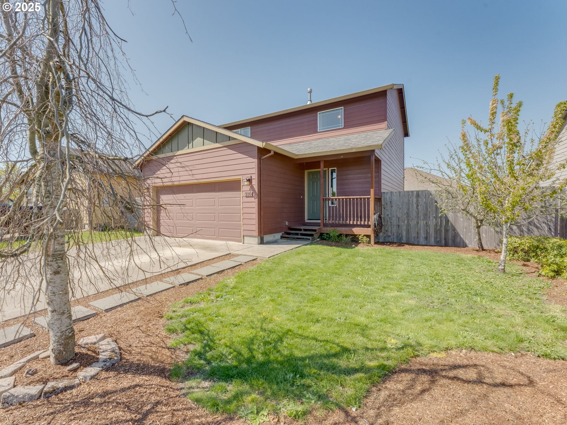 230 Northwest Sagan Loop Sheridan, OR 97378 - Photo 2 of 26 a view of backyard of house