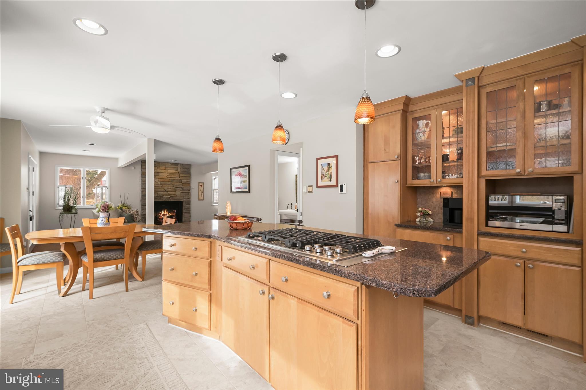 11810 Far Edge Path Columbia, MD 21044 - Photo 17 of 71 Kitchen and Breakfast Area with Ceramic Tile Floor