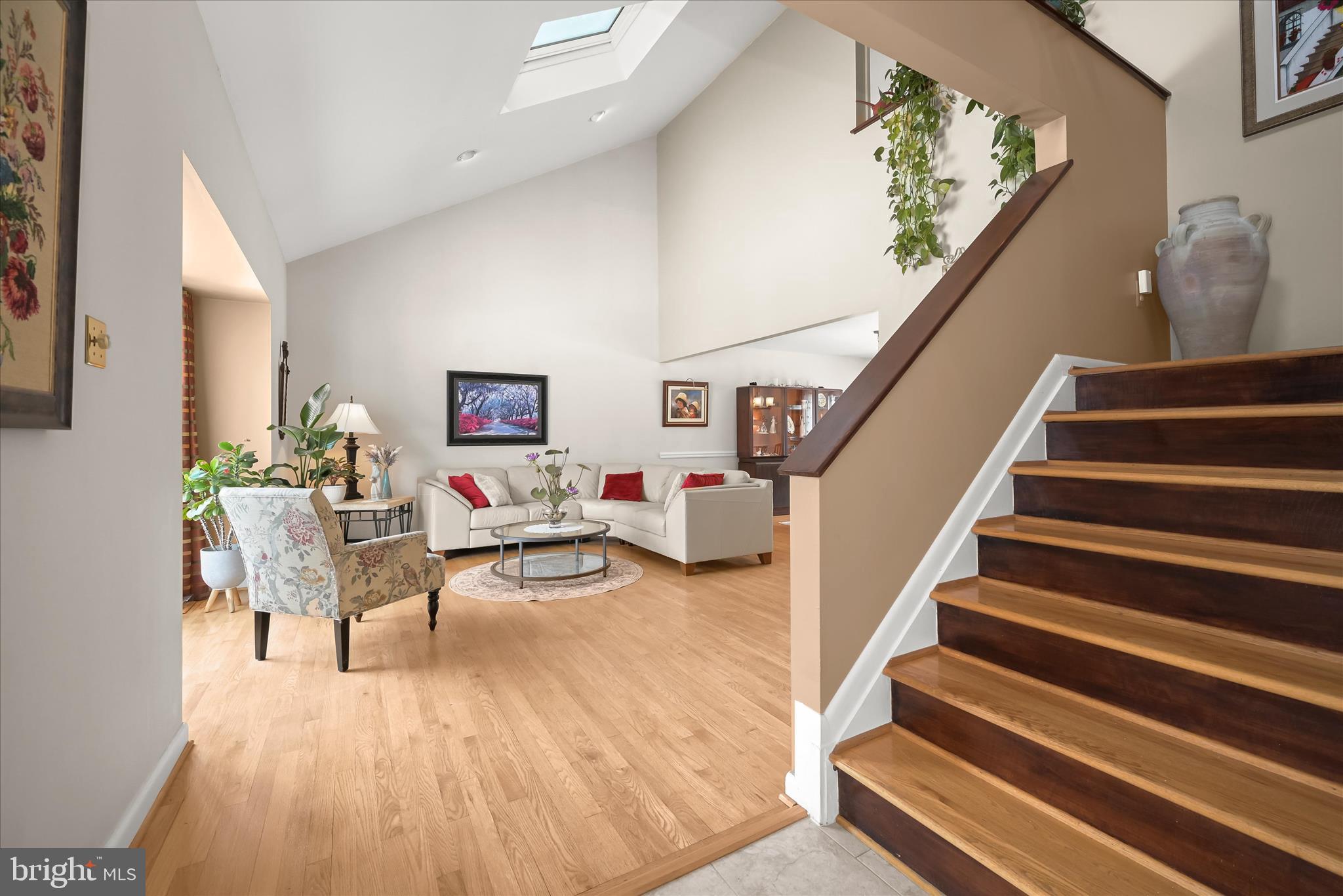11810 Far Edge Path Columbia, MD 21044 - Photo 5 of 71 Spacious Living Room with Skylight