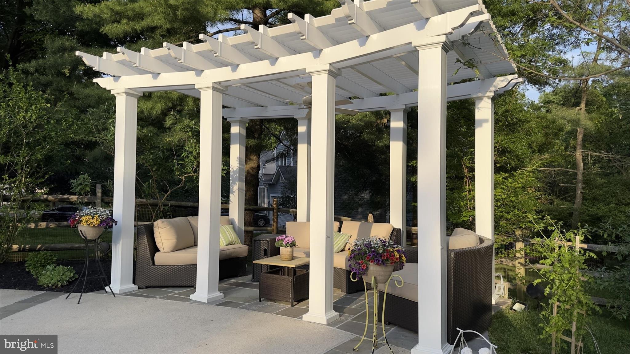 11810 Far Edge Path Columbia, MD 21044 - Photo 60 of 71 Pergola with Ceiling Fan, Lighting & Electrical