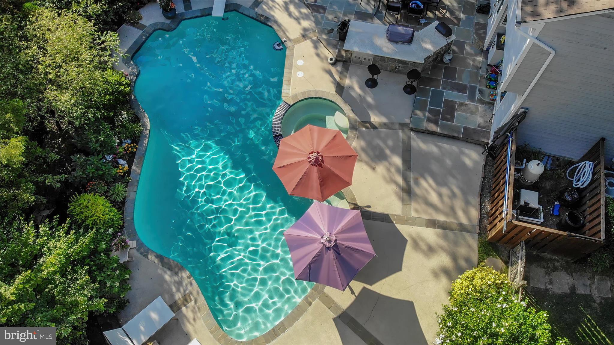 11810 Far Edge Path Columbia, MD 21044 - Photo 62 of 71 29,000-Gallon PebbleTec Saltwater Pool