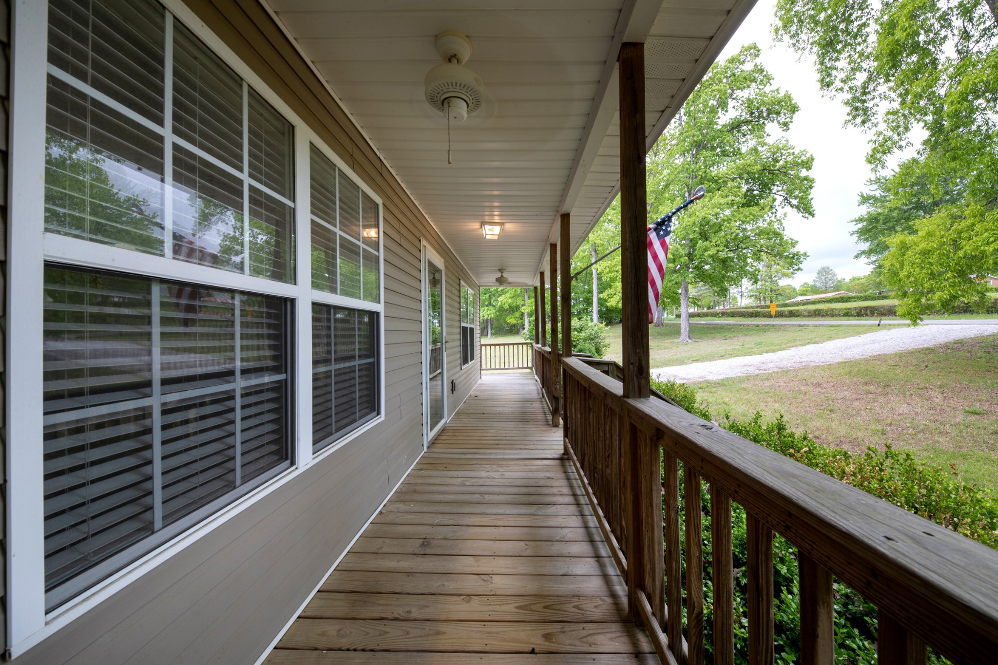 220 Black Road Dickson, TN 37055 - Photo 12 of 36 a view of balcony with floor to ceiling windows and wooden fence