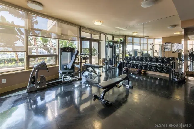 a view of a terrace with sitting area