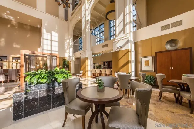 a outdoor space with a couch and chairs