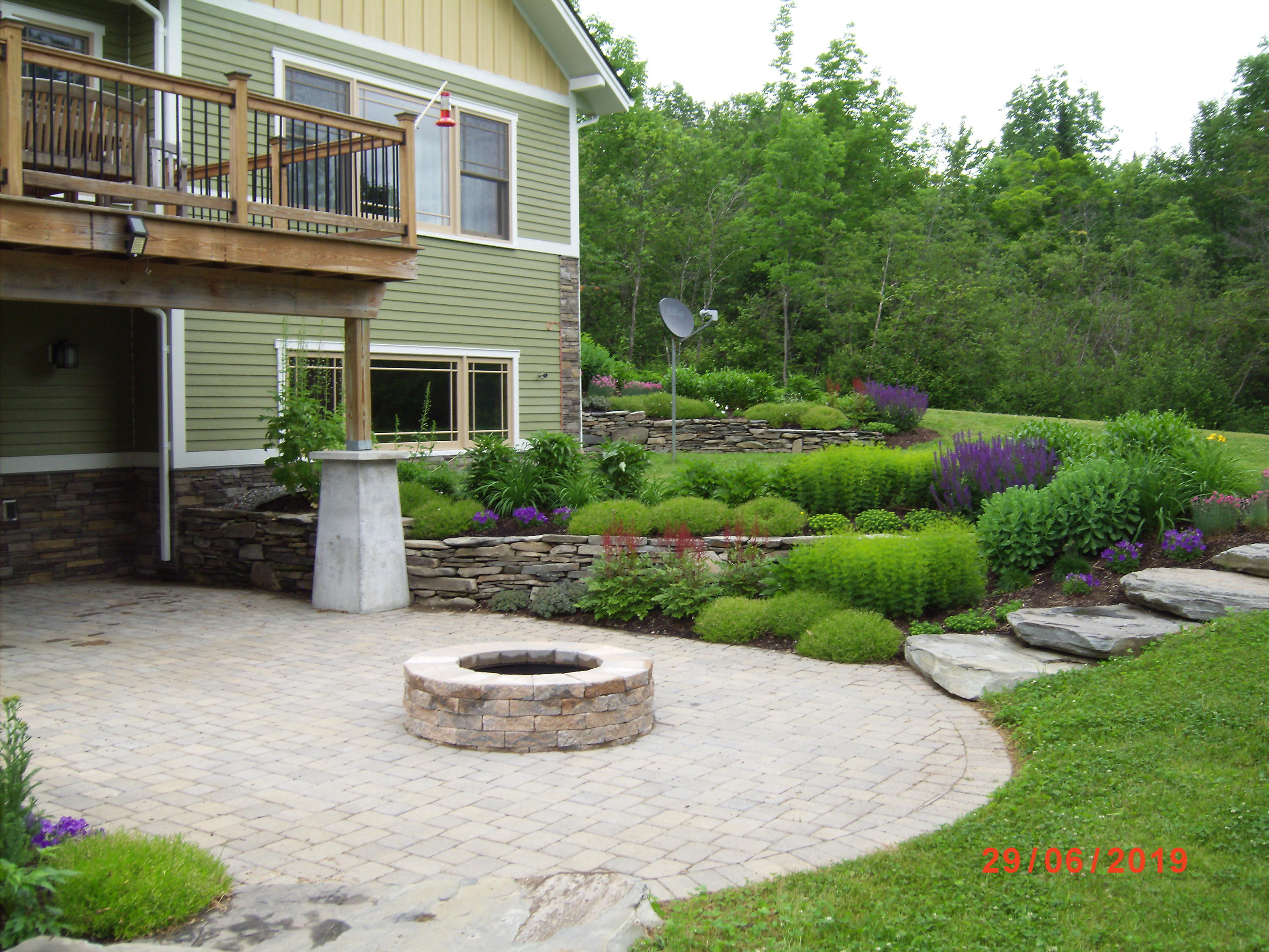 126 Solon Road Athens, ME 04912 - Photo 16 of 54 Firepit and landscape