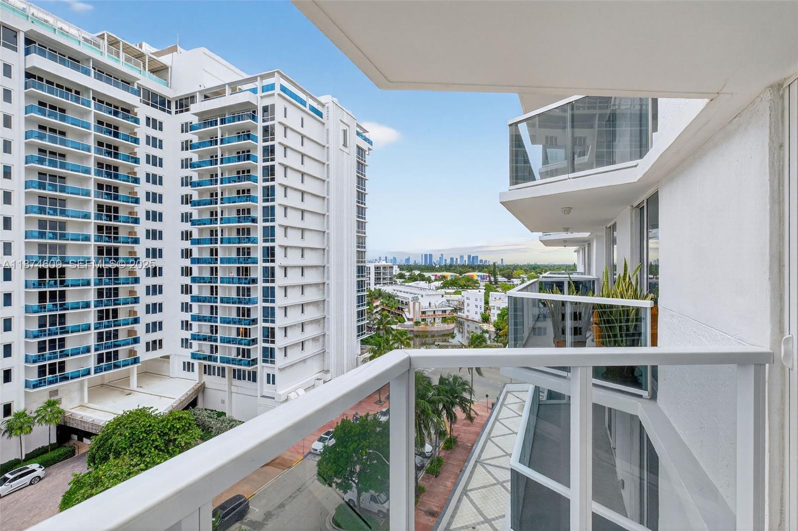 2401 Collins Avenue, Unit 1005 Miami Beach, FL 33140 - Photo 16 of 19 a view of balcony with furniture