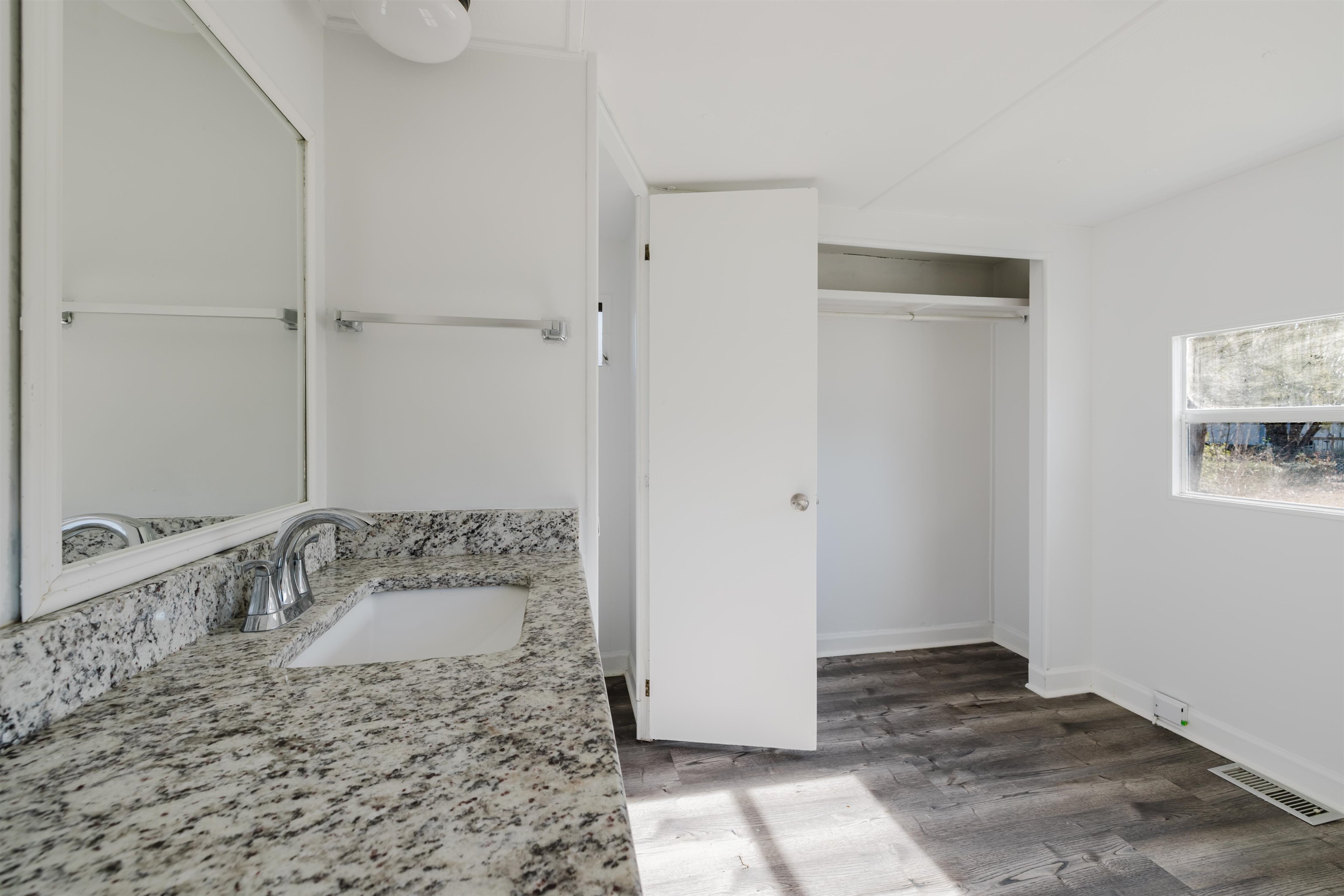 1805 Cactus Drive Loris, SC 29569 - Photo 20 of 31 Bathroom with vanity and dark wood finished floors