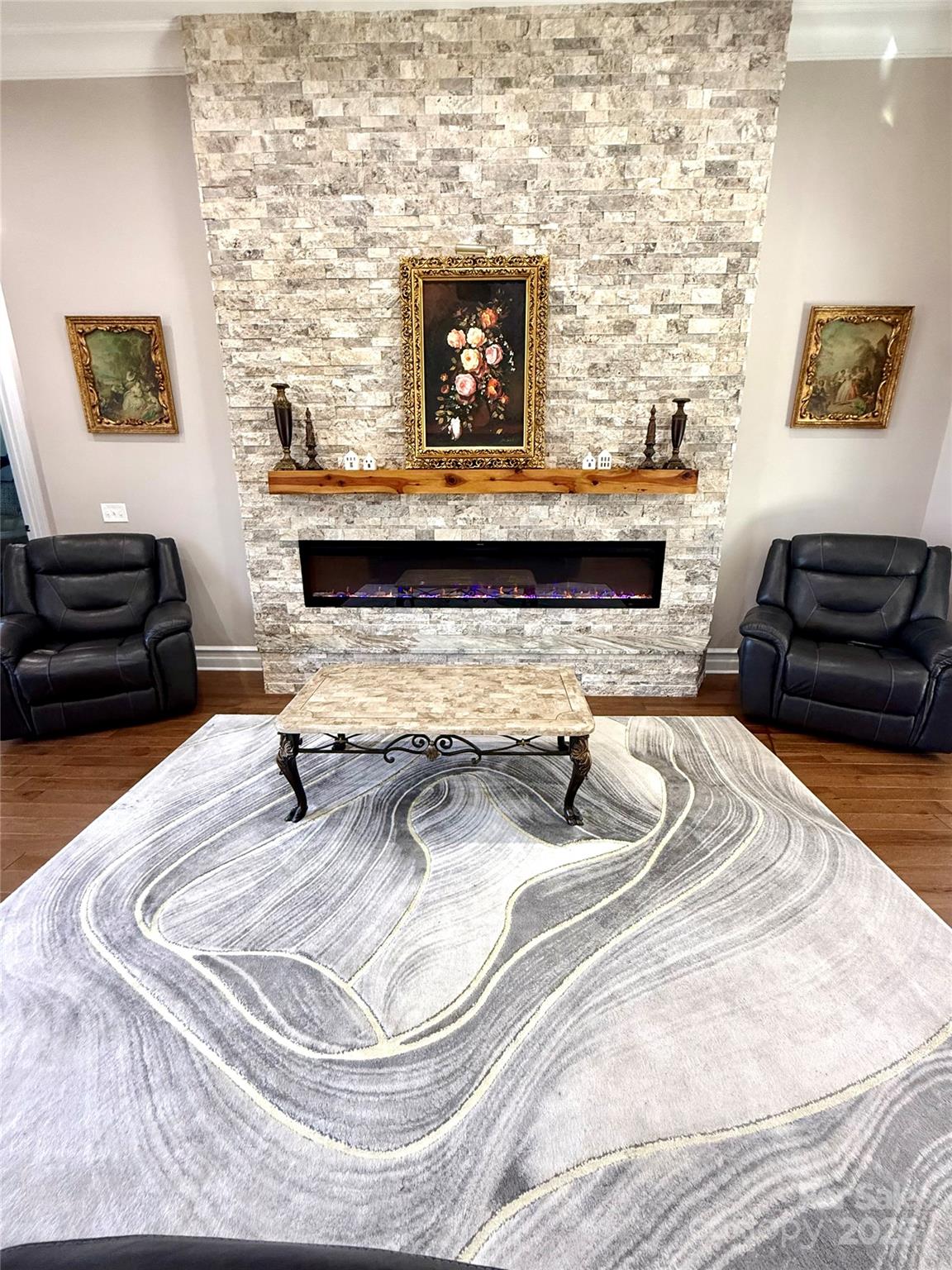 3508 Alfalfa Street Conover, NC 28613 - Photo 11 of 35 a living room with furniture and a fireplace