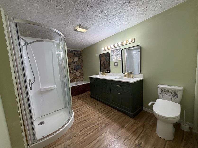 1252 Lawrenceville-Suwanee Road Lawrenceville, GA 30043 - Photo 53 of 64 a bathroom with a toilet sink and mirror