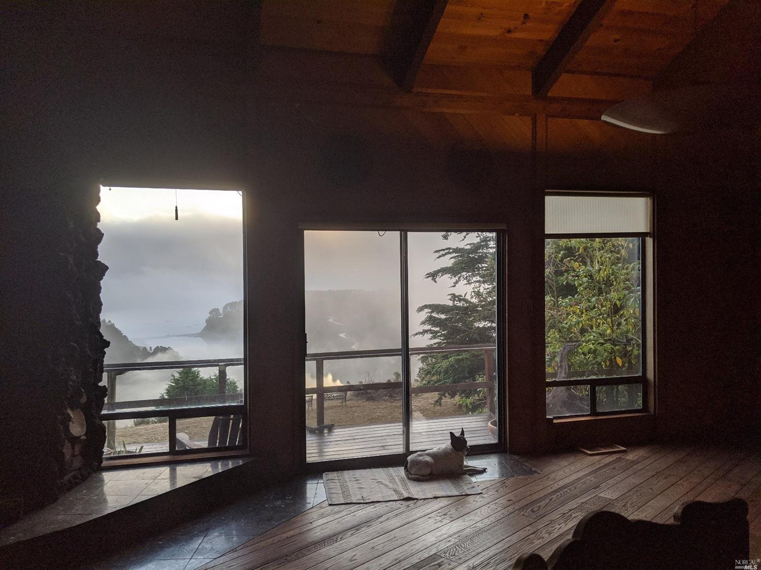 a living room with hardwood floor and windows