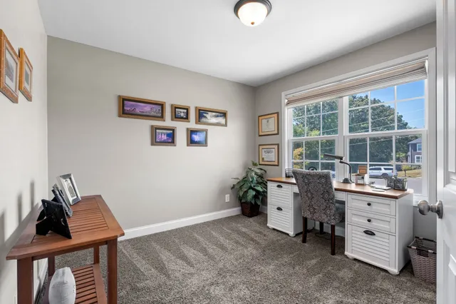 a room with furniture and window