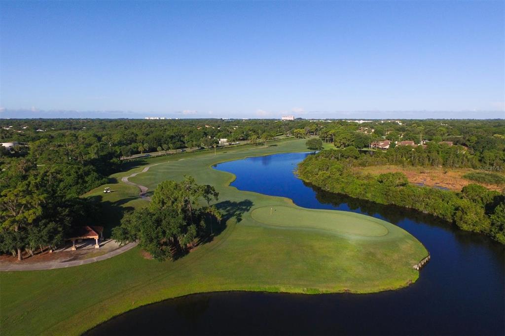 7716 Club Lane Sarasota, FL 34238 - Photo 65 of 68 a view of a lake with a yard
