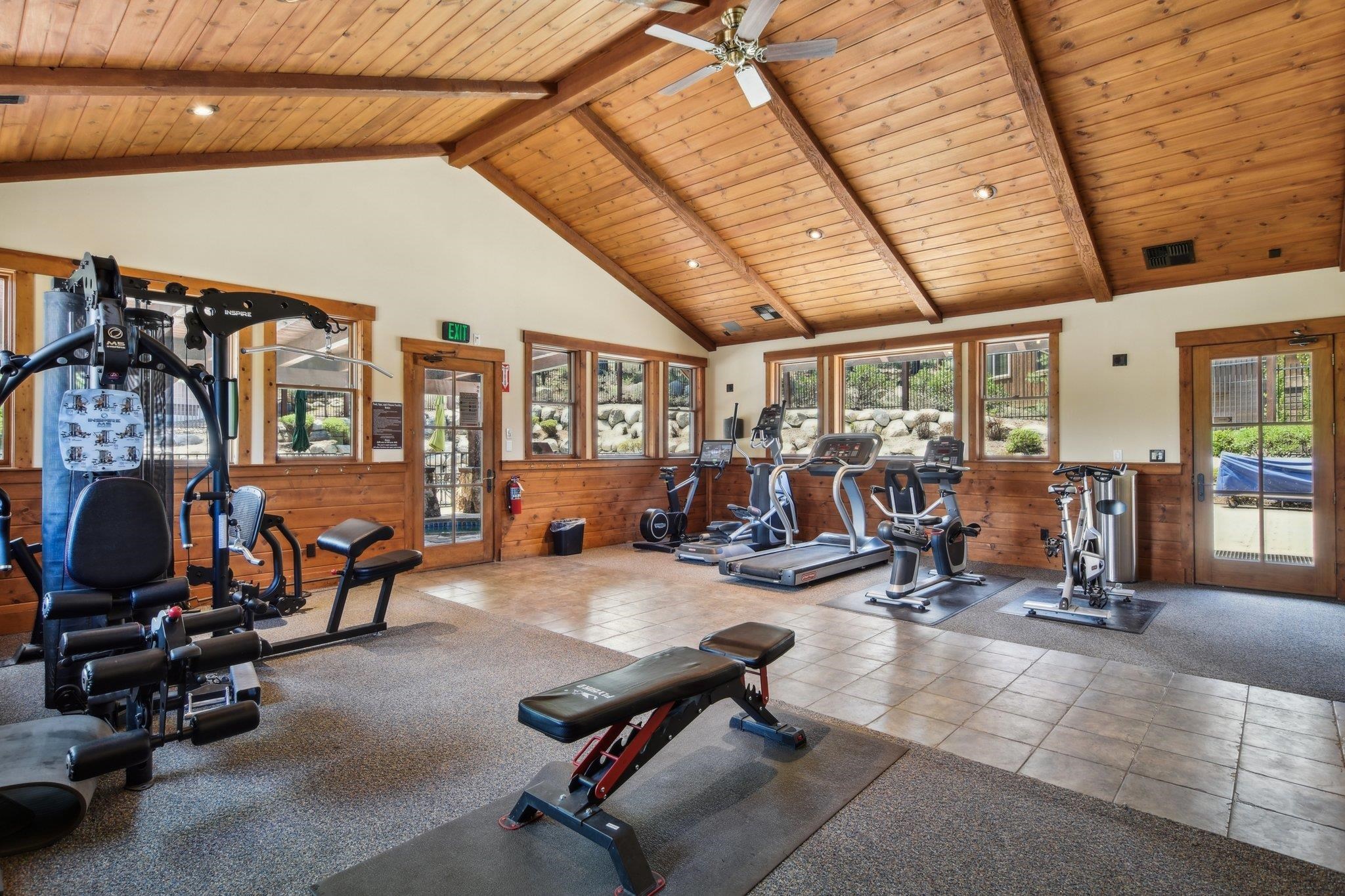 10844 Cinnabar Way, Unit 3 Truckee, CA 96161 - Photo 22 of 28 a view of a room with gym equipment