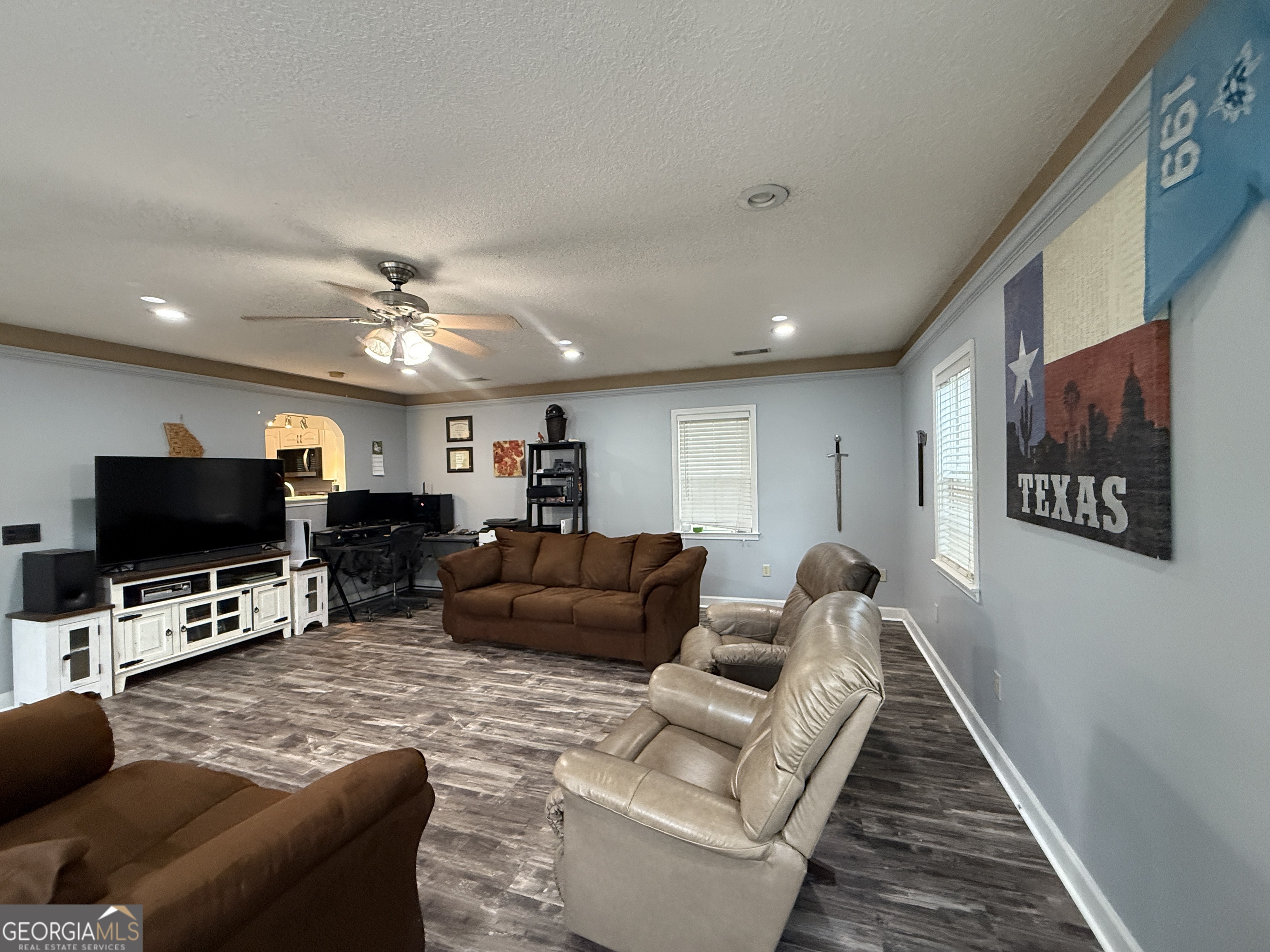 26844 Highway 46 Metter, GA 30439 - Photo 18 of 36 a living room with furniture and a flat screen tv