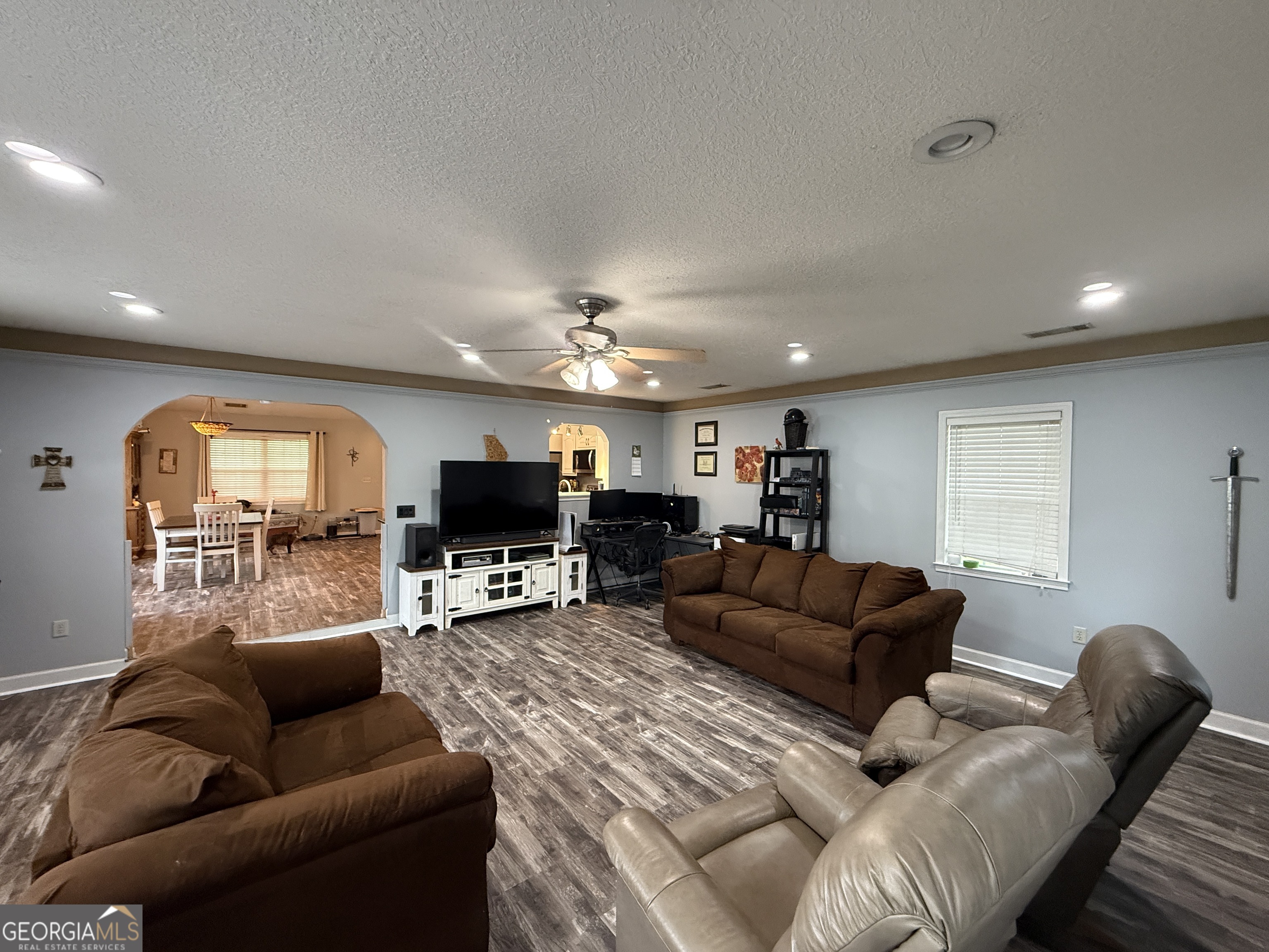 26844 Highway 46 Metter, GA 30439 - Photo 20 of 36 a living room with furniture and a flat screen tv