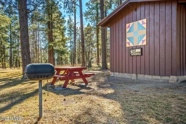 a view of outdoor seating