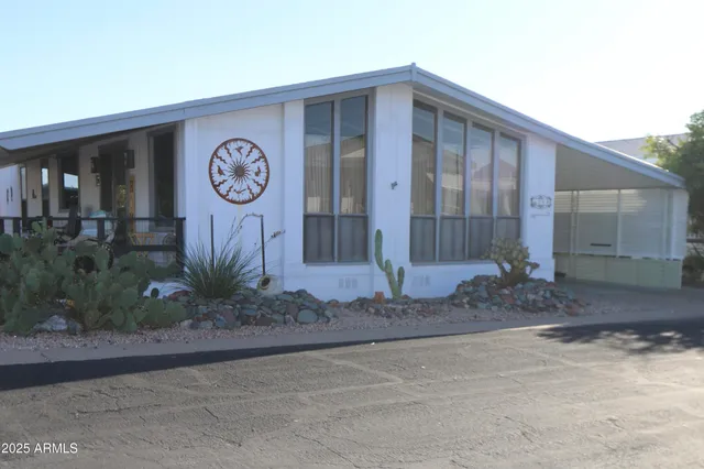 a wooden door with sign board