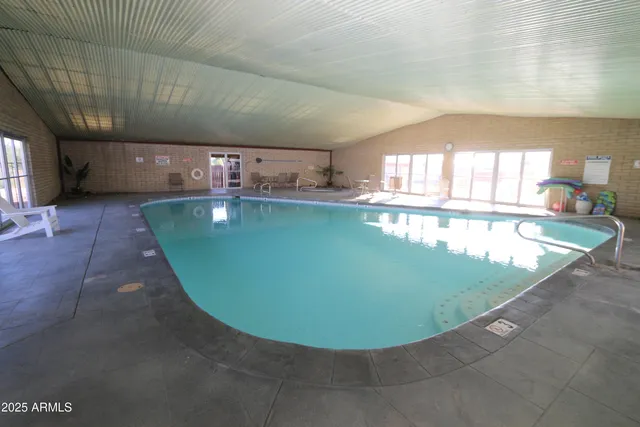 a view of a swimming pool