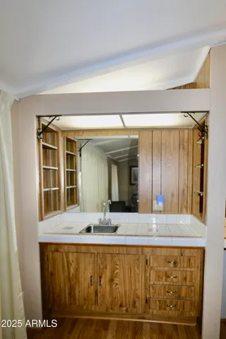 a view of front door and bedroom