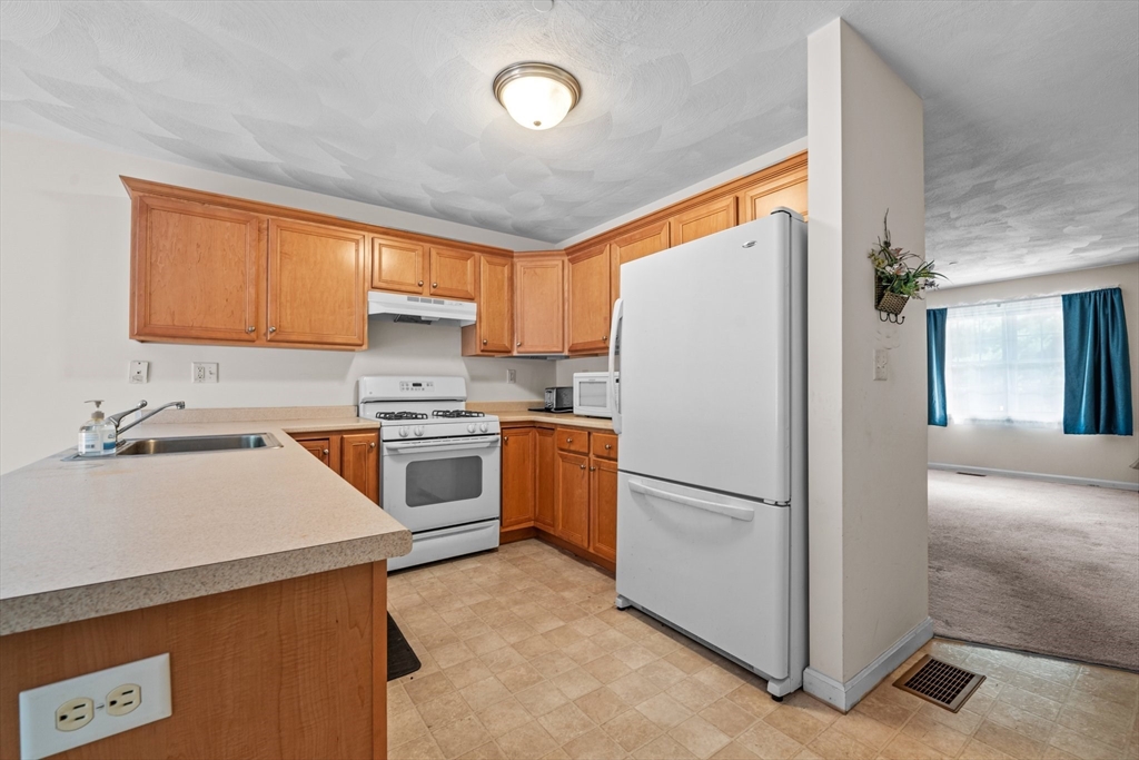 159 Allen Road, Unit 46 Billerica, MA 01821 - Photo 5 of 21 a kitchen with a refrigerator sink and cabinets