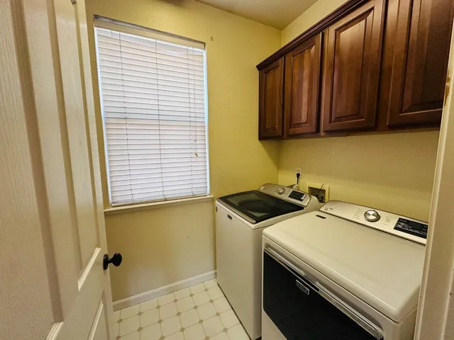 a room with storage and utility