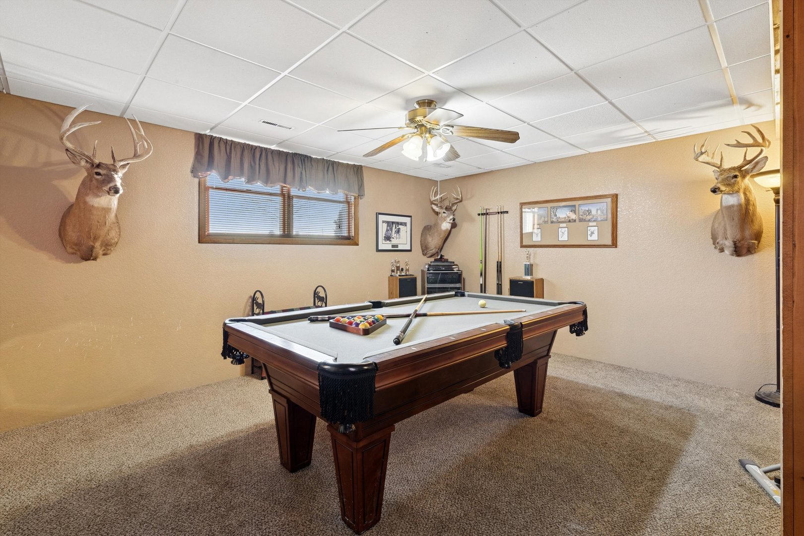 5430 Holly Road Fulton, IL 61252 - Photo 21 of 33 a room with pool table and windows
