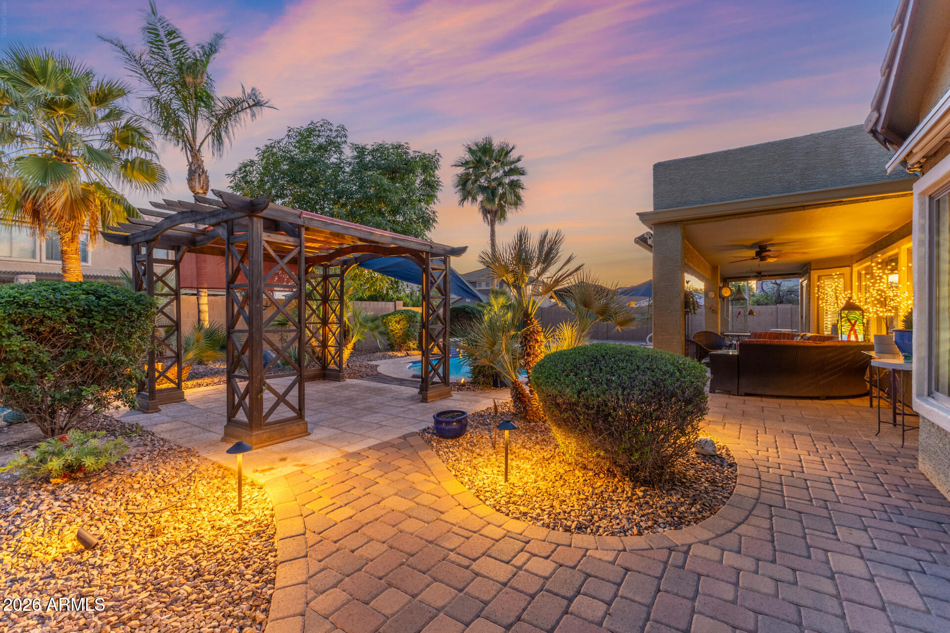 11217 East Rafael Avenue Mesa, AZ 85212 - Photo 31 of 52 Backyard Gazebo Area