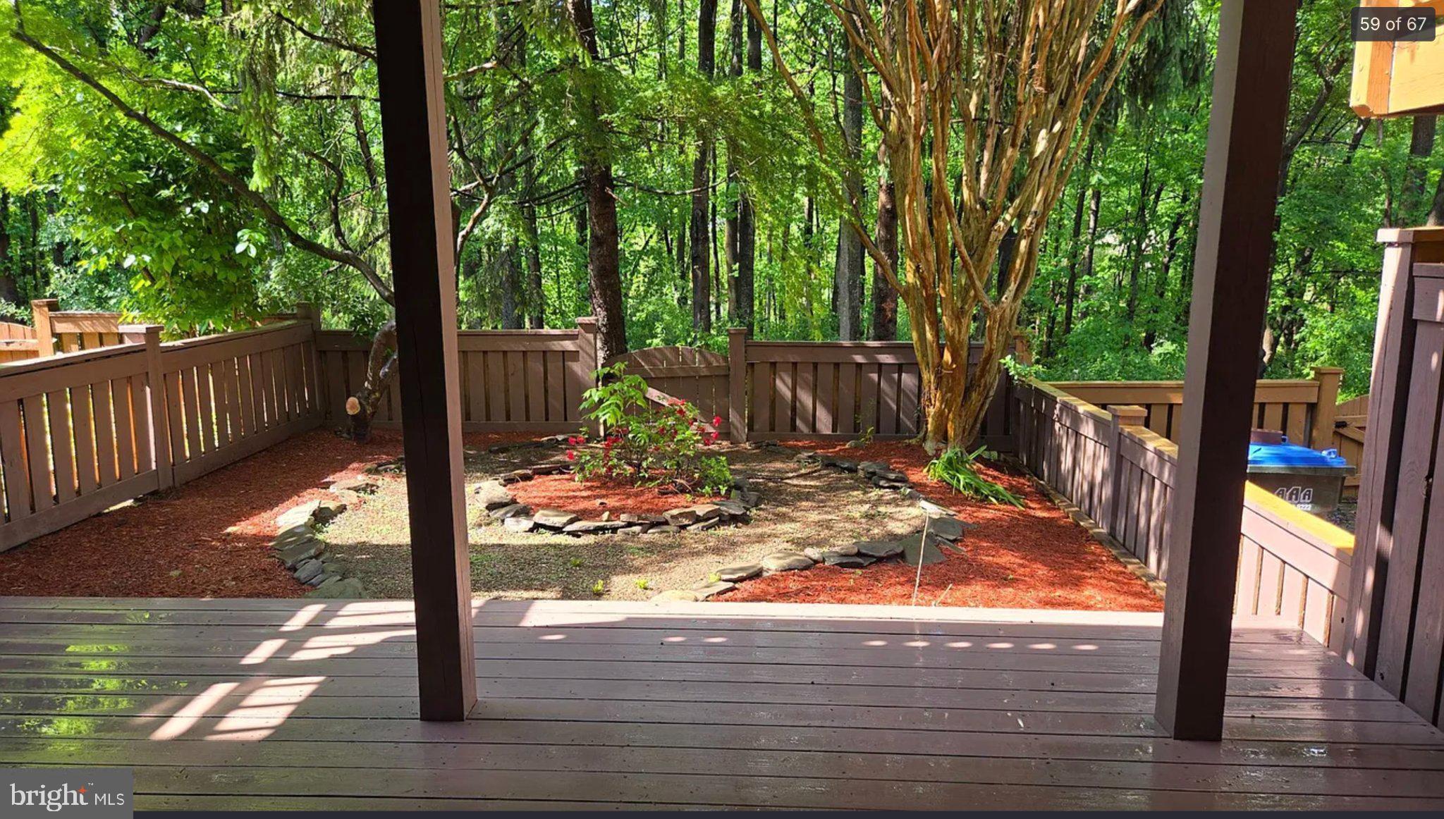 3906 Valley Ridge Drive Fairfax, VA 22033 - Photo 57 of 58 Serene backyard retreat in nature.