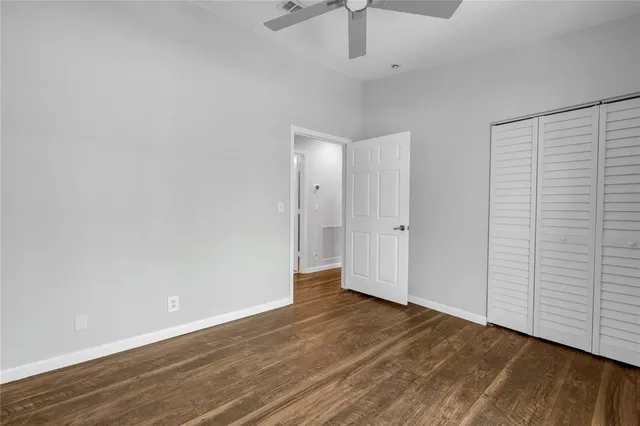 wooden floor in an empty room