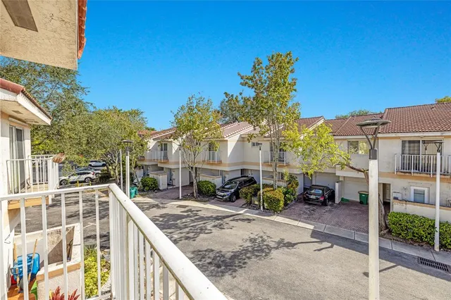 a view of a building with outdoor space