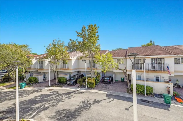 a view of a city with tall buildings