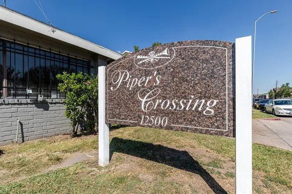 a sign on the side of the building