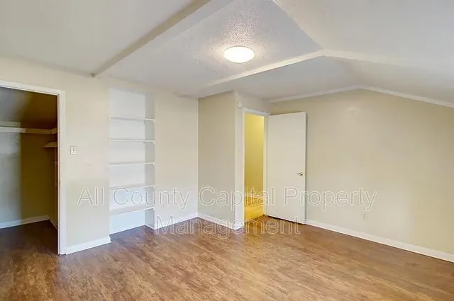 wooden floor in an empty room