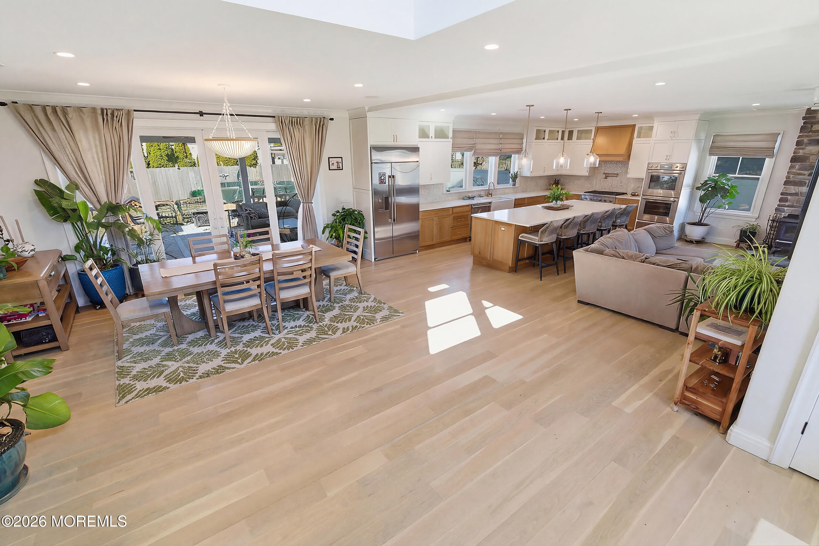 1603 Jackson Street Point Pleasant, NJ 08742 - Photo 14 of 45 a living room with lots of furniture and kitchen view