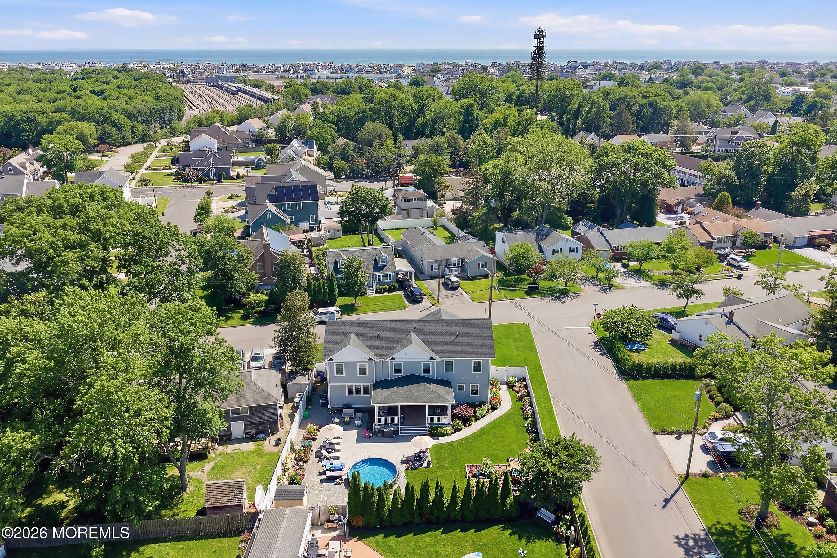 1603 Jackson Street Point Pleasant, NJ 08742 - Photo 29 of 45 an aerial view of a house with a garden