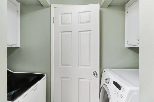 a view of a porch with furniture