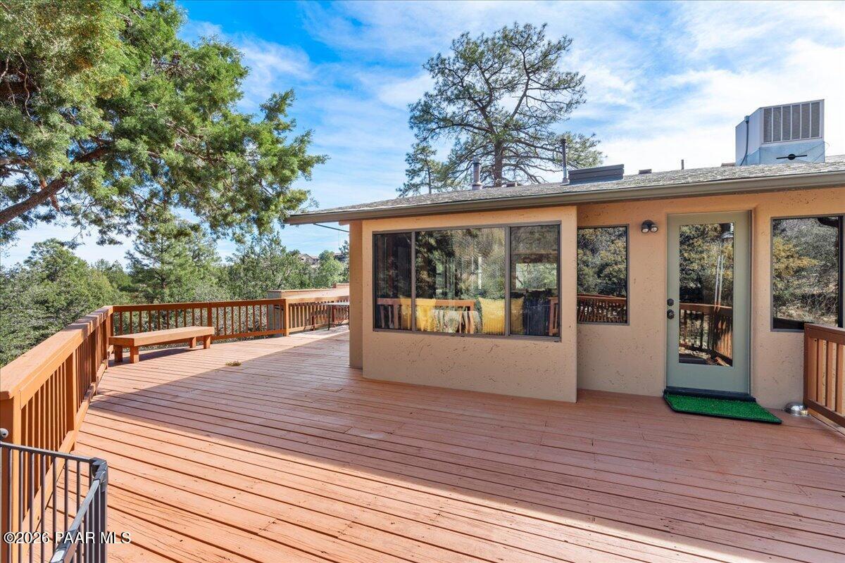 646 South Rancho Vista Drive Prescott, AZ 86303 - Photo 38 of 50 a view of porch with deck and outdoor seating