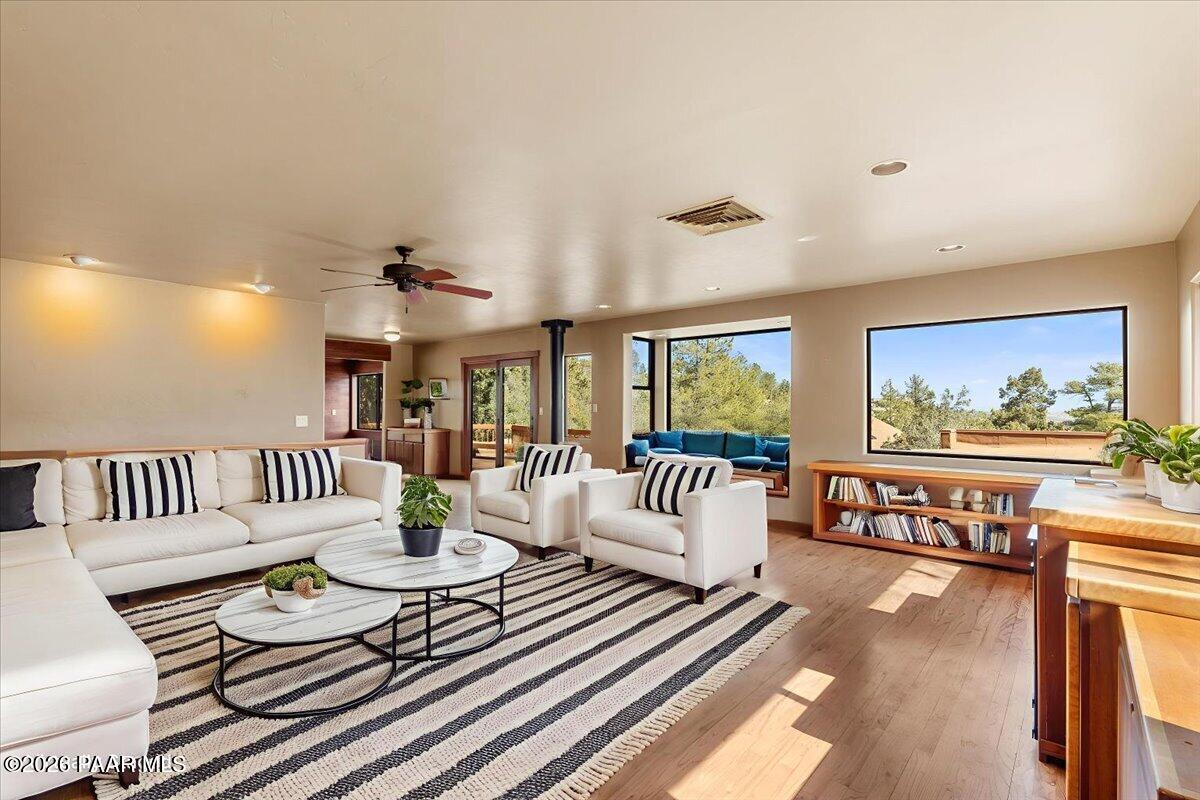 646 South Rancho Vista Drive Prescott, AZ 86303 - Photo 7 of 50 a living room with furniture and a large window