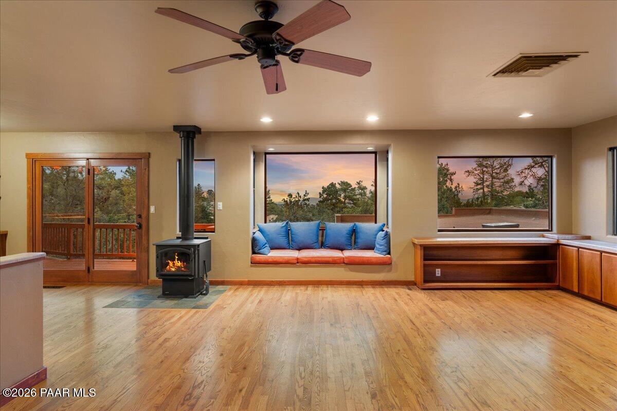 646 South Rancho Vista Drive Prescott, AZ 86303 - Photo 10 of 50 a living room with furniture and a flat screen tv