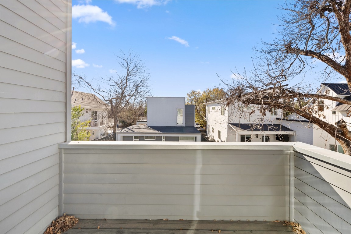 1904 East 17th Street, Unit B Austin, TX 78702 - Photo 29 of 34 a view of a building from a window