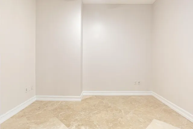 a view of a room with a hallway